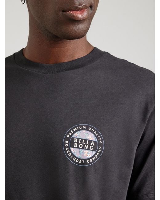 Billabong T-Shirt Rotor Fill in Black für Herren