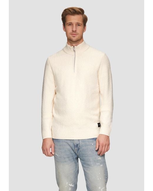 S.oliver Pullover in White für Herren