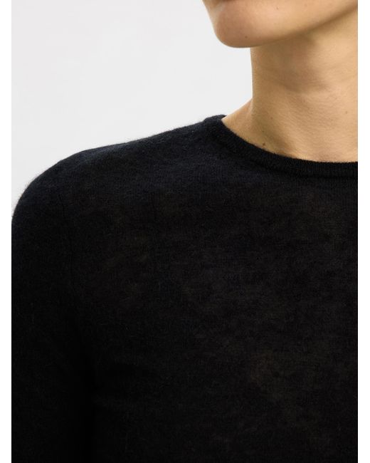 SELECTED Black Pullover Slfshirley