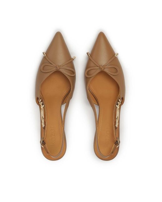 Kazar White Slingpumps
