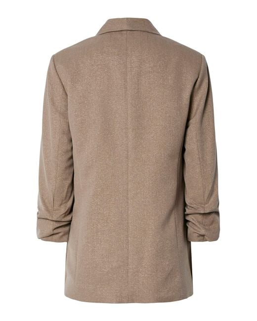 Pieces Brown Blazer Pcbosella