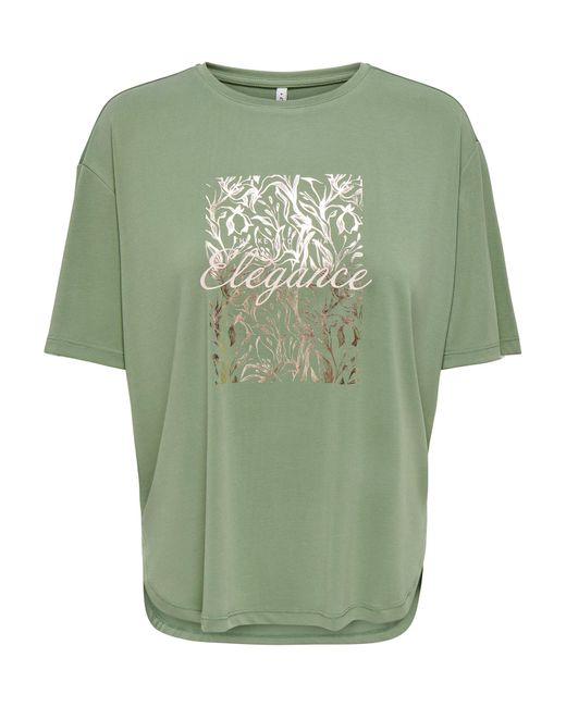 ONLY Green T-Shirt 'Onlfree'