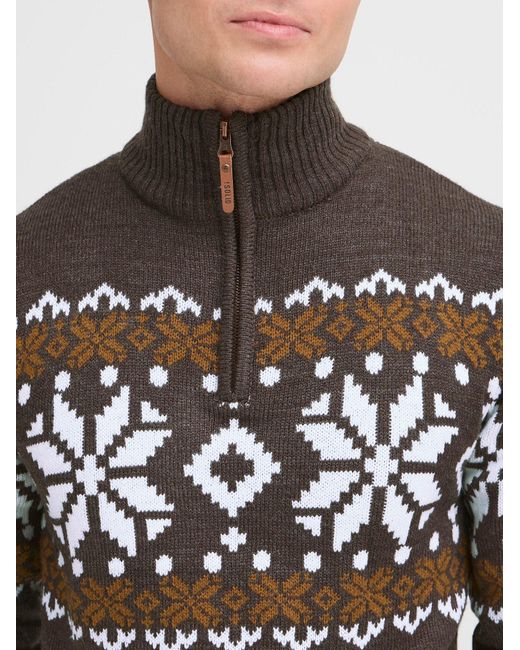 Solid Pullover Norwin in Gray für Herren