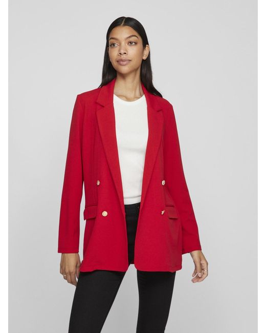 Vila Red Blazer