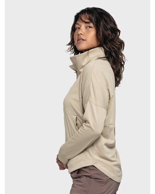 Schoeffel Natural Fleecepullover Urban Circ Fleece Style Baguio Wms