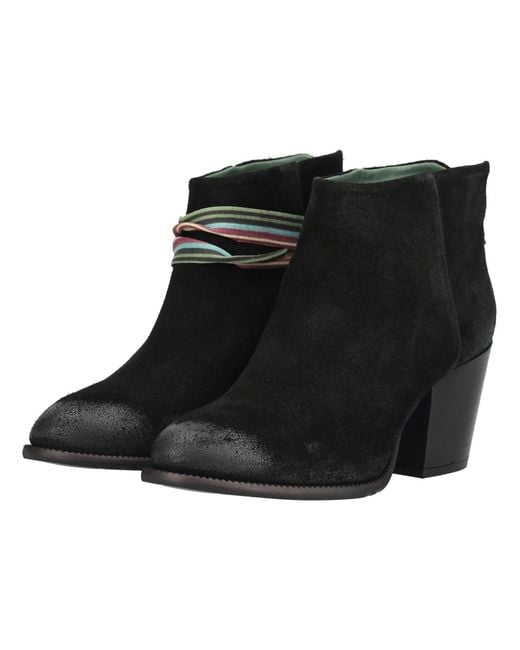 Felmini Black Ankle Boots
