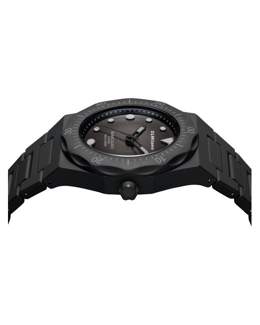 D1 Milano Analoguhr in Black für Herren