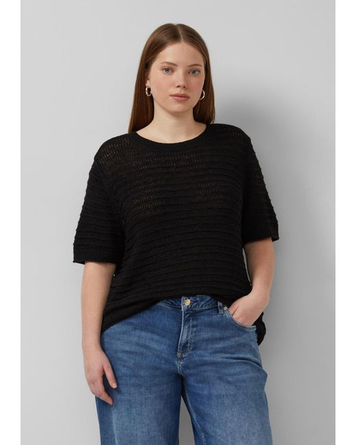QS Black Strickpullover
