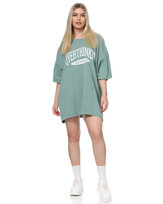 Worldclassca Green Oversizeshirt Overthinker