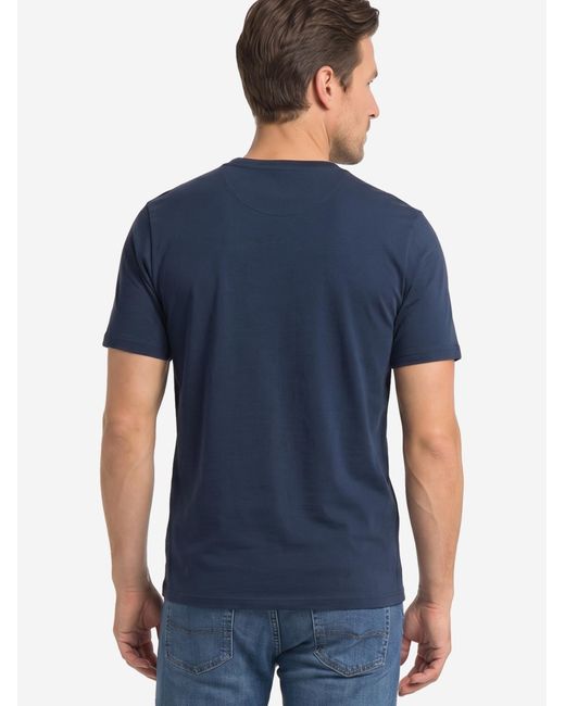 Redmond Shirt Basic in Blue für Herren