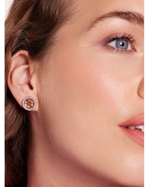 Guess Metallic Ohrringe 'studs party'