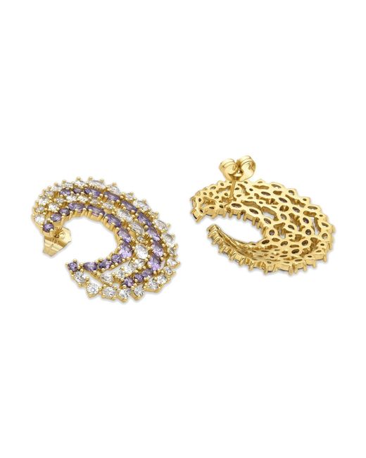 Luxenter Metallic Ohrringe Abdos