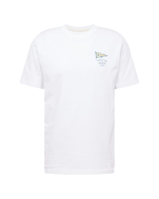 Wemoto T-shirt 'harbour' in White für Herren