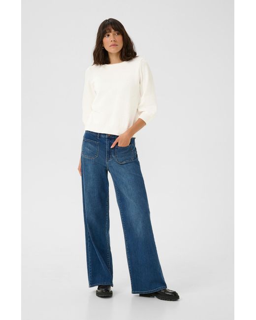 Kaffe White Pullover