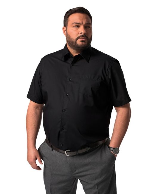 Men Plus Hemd in Black für Herren