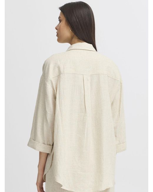 Fransa Natural Bluse 'Frjuna'
