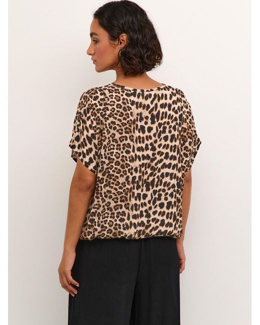 Kaffe White Bluse 'aamber'