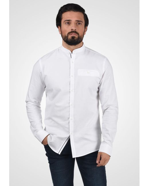 Solid Hemd in White für Herren