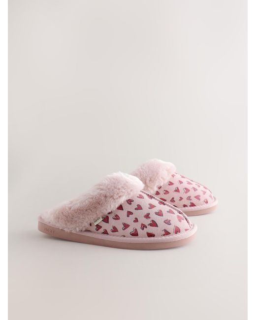 Next Pink Hausschuh
