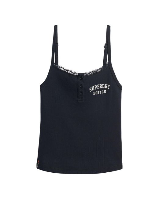 Superdry & Co Blue Top Athletic Essentials