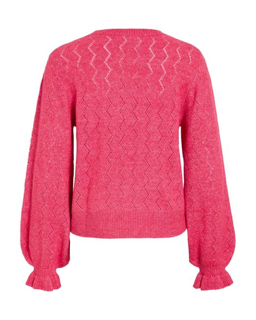 Vila Pink Pullover Visalsa