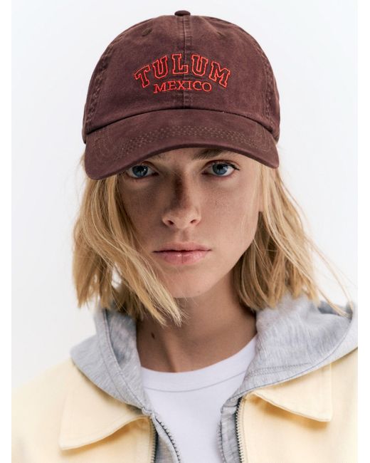 Pull&Bear Red Cap Tulum Mexico