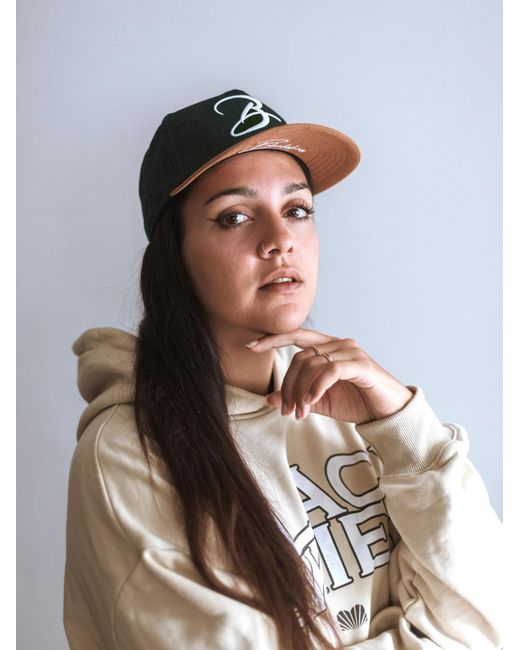 Blackskies Cap B Script in Green für Herren