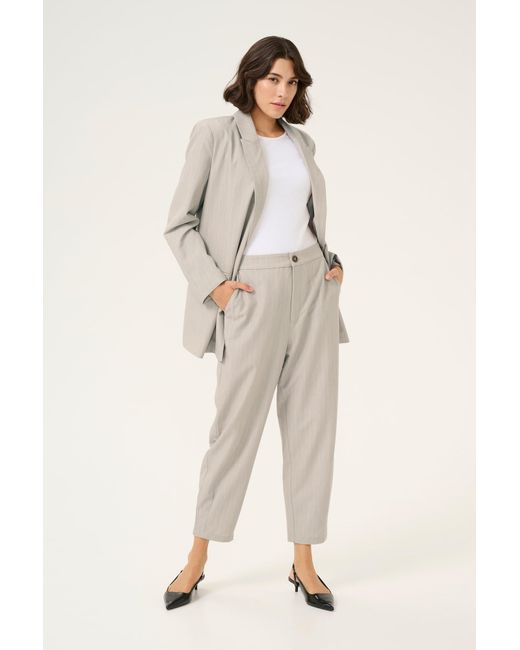 Kaffe Natural Bügelfaltenhose