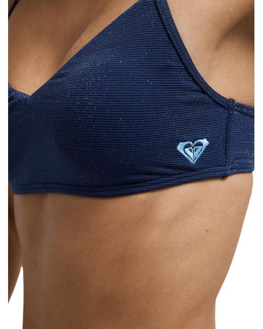 Roxy Blue Bikinitop Shine