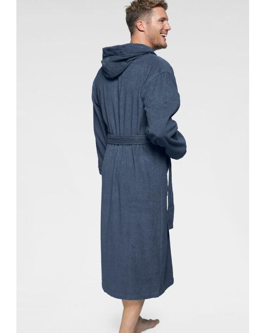 Kangaroos Blue Bademantel