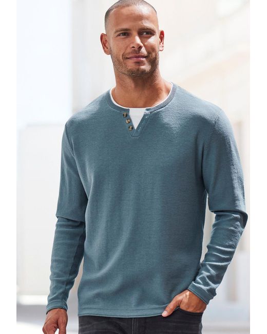 H.i.s. Pullover in Blue für Herren
