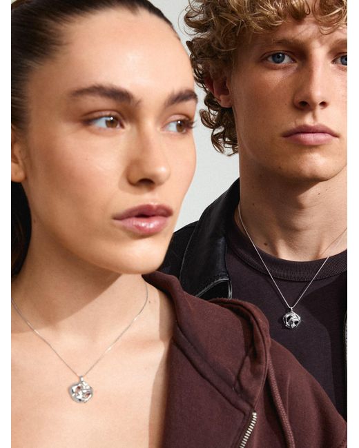 Pilgrim White Kette Luca