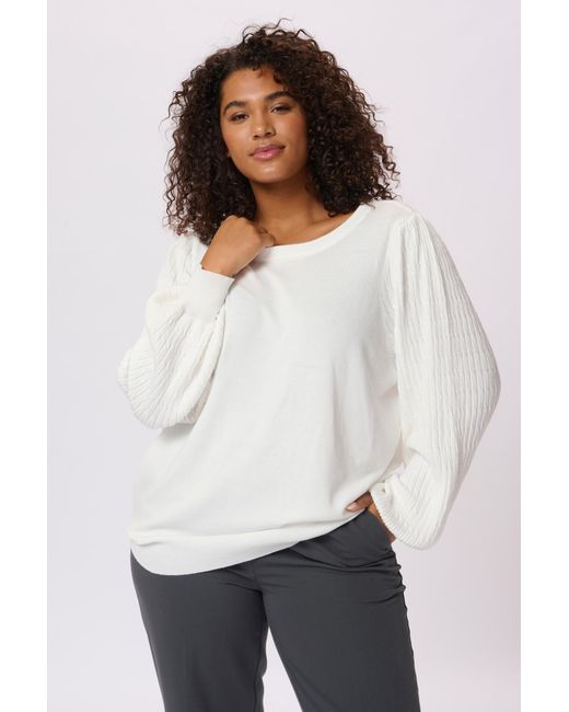 Kaffe White Pullover Kc Lini