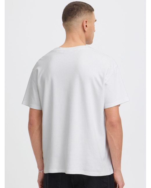 Solid T-Shirt Danton in White für Herren