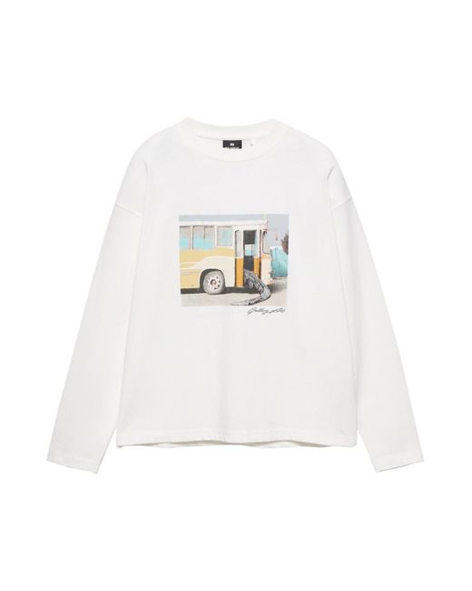 Pull&Bear Shirt in White für Herren