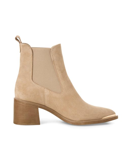 Tamaris Natural Chelsea Boots