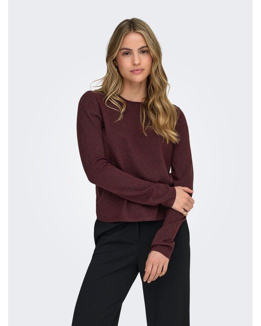 ONLY Purple Pullover Onlloyal