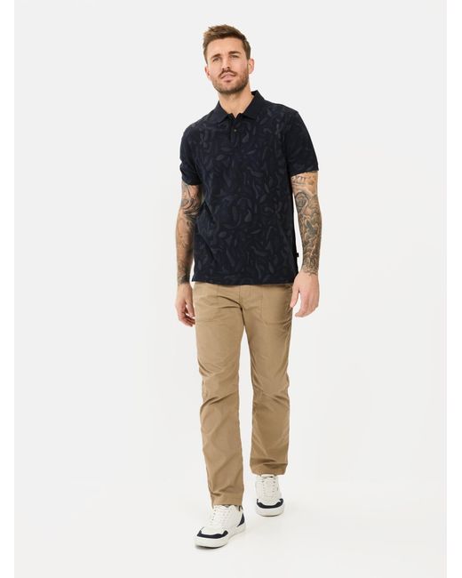 Camel Active Kurzarm Poloshirt Aus Reiner Baumwolle in Black für Herren