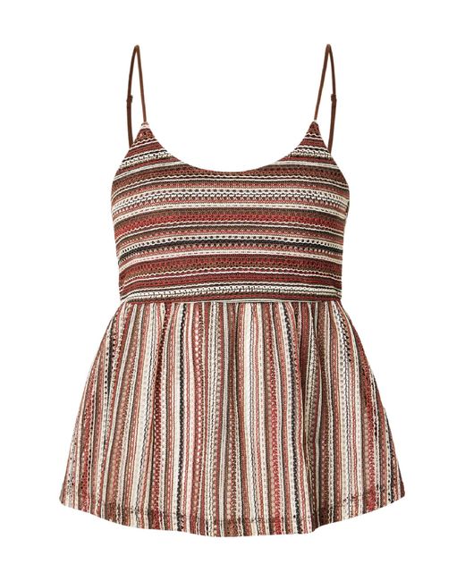 ONLY Brown Top Onlsandy