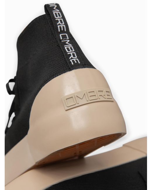 Ombre Sneaker High in Black für Herren