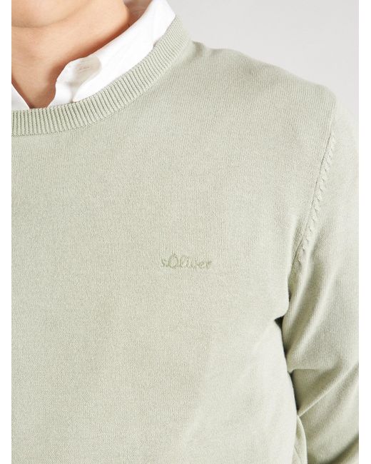 S.oliver Pullover in Green für Herren