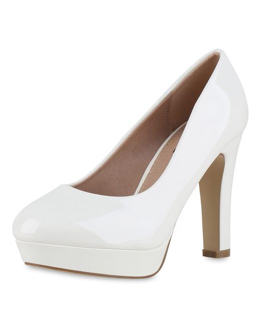VAN HILL White Pumps 'Aurora'