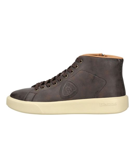 Blauer Sneaker in Brown für Herren