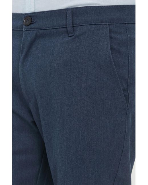 Solid Chinohose in Blue für Herren