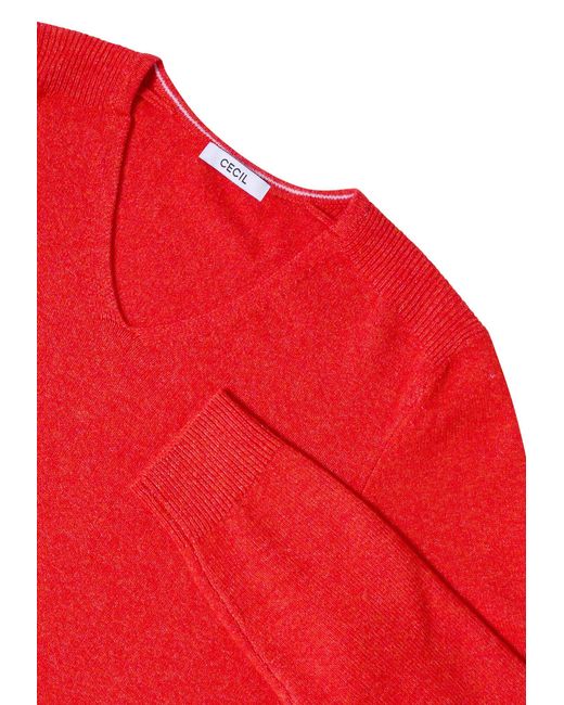 Cecil Red Pullover