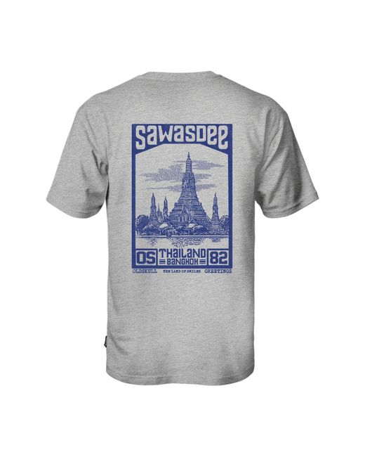 Oldskull T-Shirt Asian Sawadtee in Gray für Herren