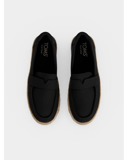TOMS Black Espadrilles