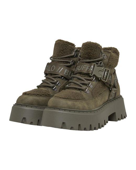 Buffalo Green Schnürstiefelette Aspen Com