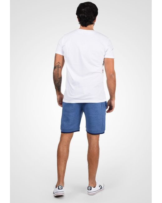 Solid Sweatshorts 'benjamin' in Blue für Herren
