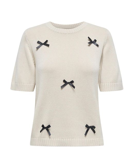 Jdy Natural Pullover Bow